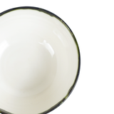 Mihaly & Edit Cereal Bowl / Green Rim
