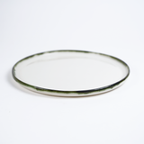 Mihaly & Edit Dinner Plate / Green Rim