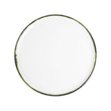 Mihaly & Edit Dinner Plate / Green Rim