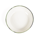 Mihaly & Edit Pasta Plate / Green Rim
