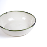 Mihaly & Edit Pasta Plate / Green Rim
