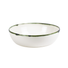Mihaly & Edit Pasta Plate / Green Rim