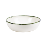 Mihaly & Edit Pasta Plate / Green Rim