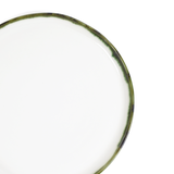 Mihaly & Edit Side Plate / Green Rim
