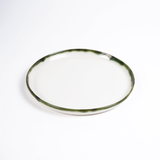 Mihaly & Edit Side Plate / Green Rim
