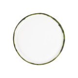 Mihaly & Edit Side Plate / Green Rim