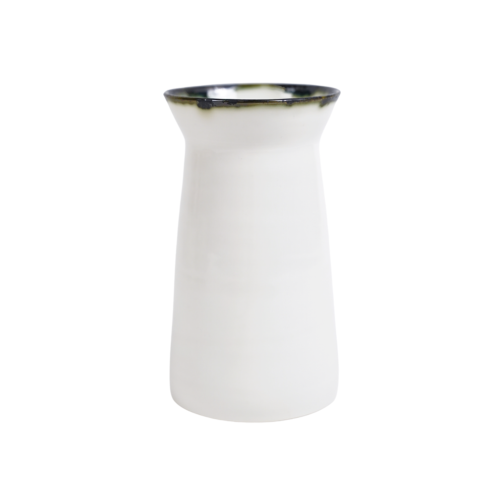Mihaly & Edit Vase / Green Rim / Tulip