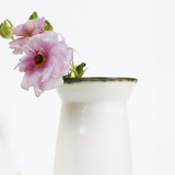 Mihaly & Edit Vase / Green Rim / Tulip