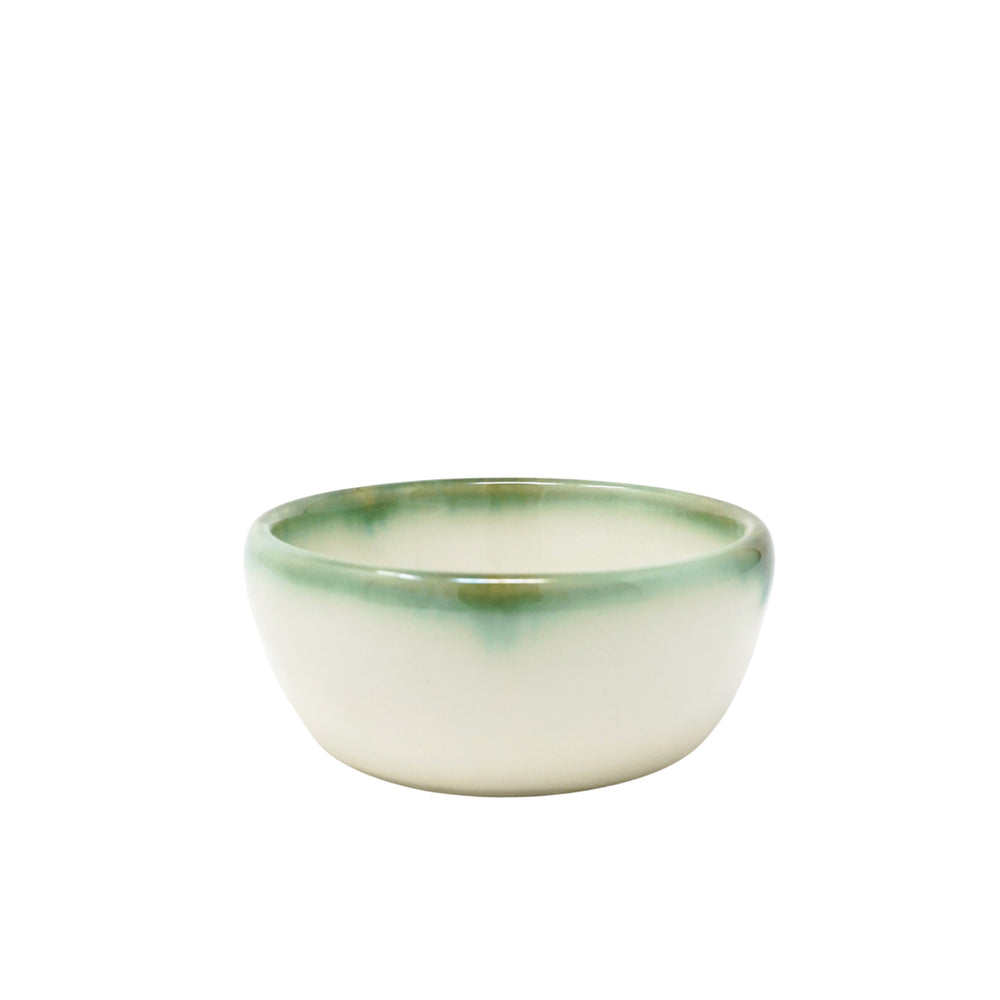 Mihaly & Edit Tea Light Holder / Green Rim
