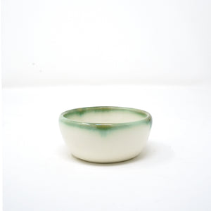 Mihaly & Edit Tea Light Holder / Green Rim