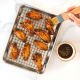 Nordic Ware Aluminium Quarter Sheet Pan with Oven Rack