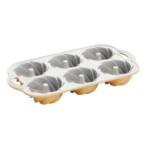 Nordic Ware Heritage Bundtlette Pan Gold