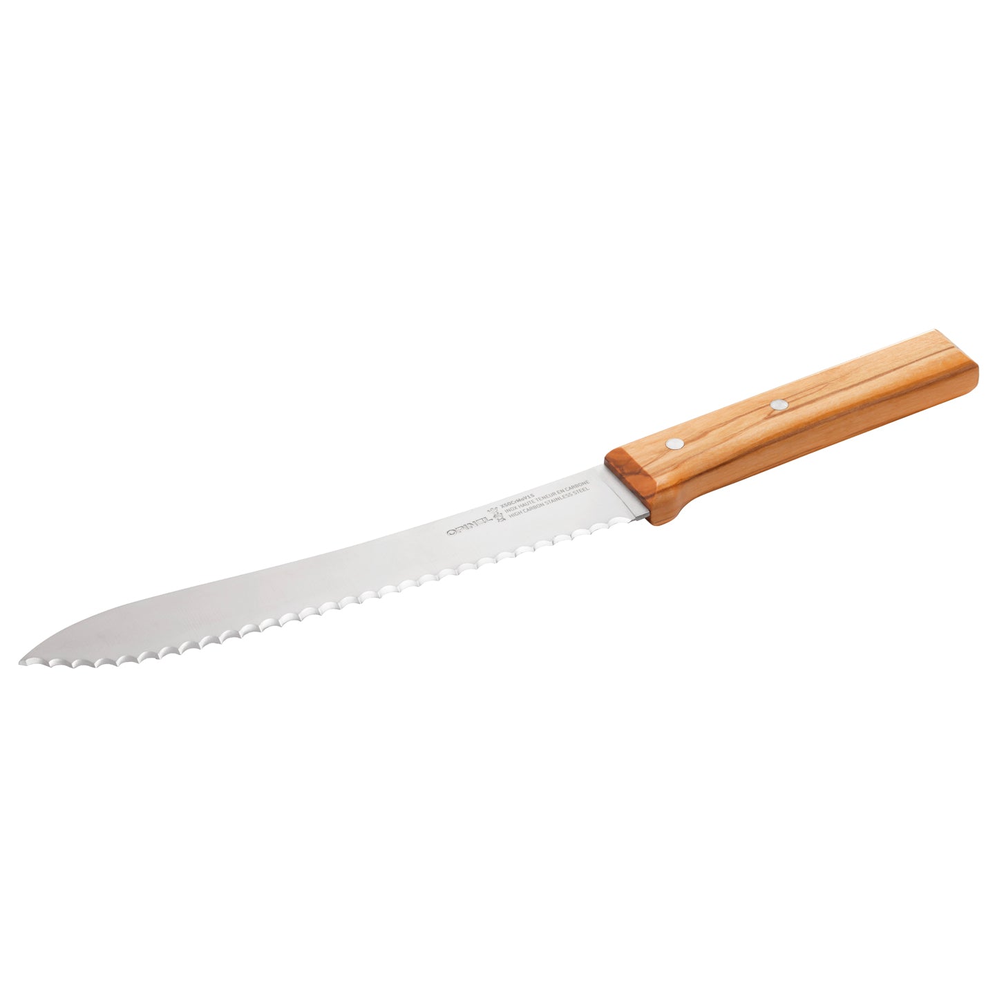 Opinel Parallèle No.116 Bread Knife / Olivewood