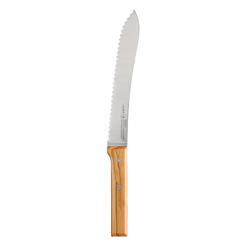 Opinel Parallèle No.116 Bread Knife / Olivewood