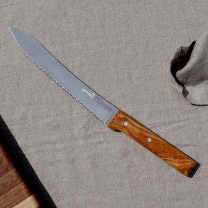Opinel Parallèle No.116 Bread Knife / Olivewood