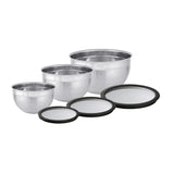 Rosle Bowl Stainless Steel Mixing Bowls with Lids / Set of 3