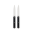 Perceval 9.47 2-Piece Steak Knife Set / Black