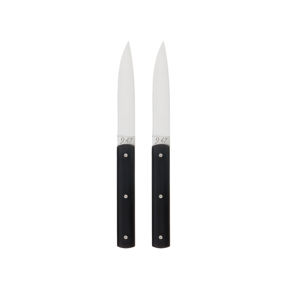 Perceval 9.47 2-Piece Steak Knife Set / Black