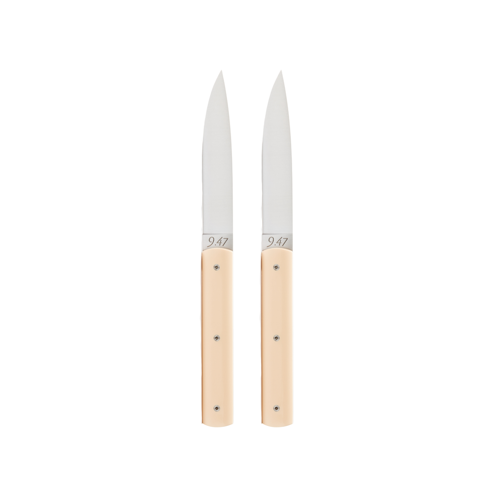 Perceval 9.47 2-Piece Steak Knife Set / Ivory