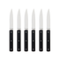 Perceval 9.47 6-Piece Steak Knife Set / Black