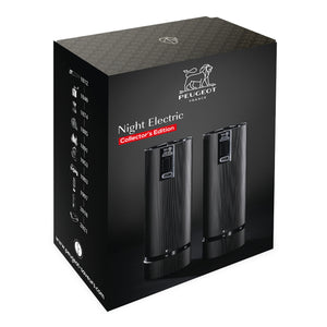 Peugeot Line u'select Z Electric Salt & Pepper Mill Set / Black