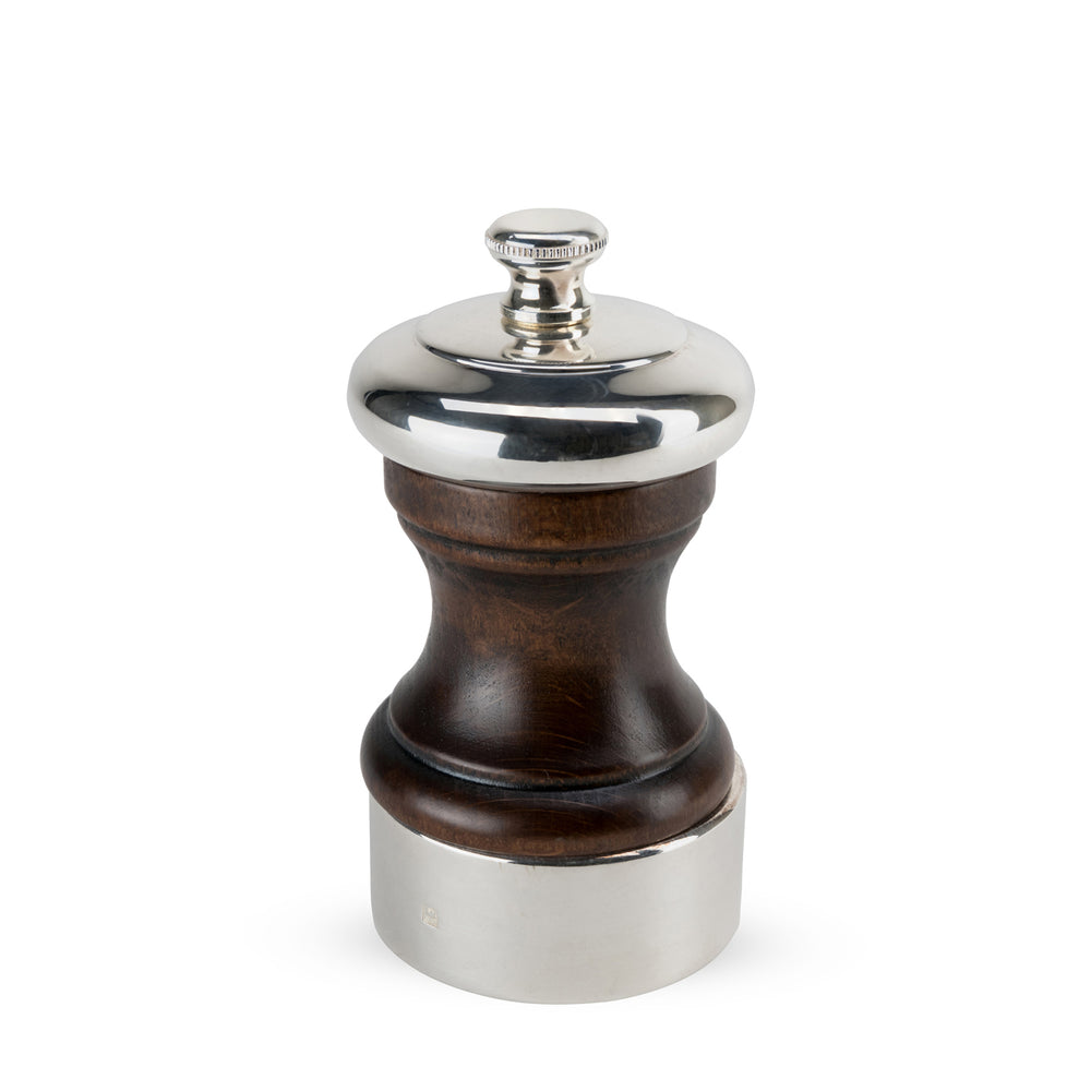 Peugeot Palace Wood / Silver Salt Mill / 10cm