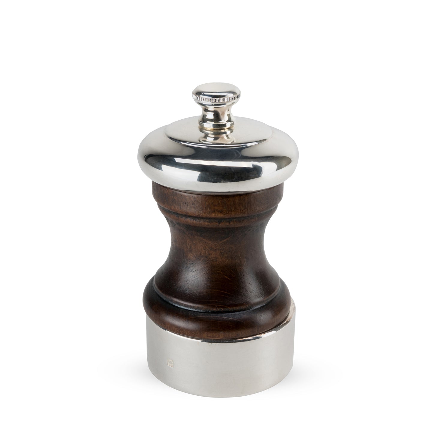 Peugeot Palace Wood / Silver Salt Mill / 10cm