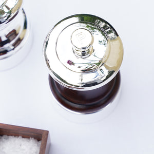 Peugeot Palace Wood / Silver Pepper Mill / 10cm