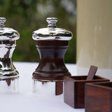 Peugeot Palace Wood / Silver Pepper Mill / 10cm