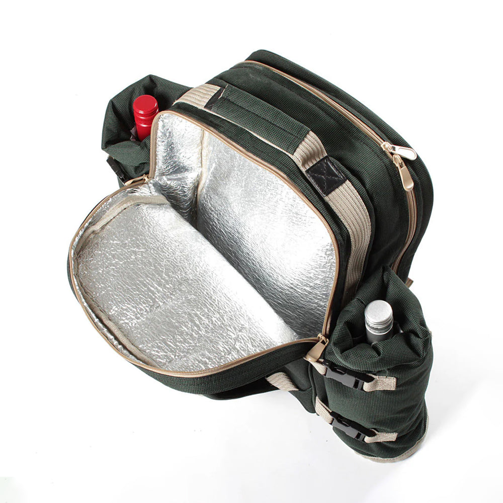 Picnic Backpack / Forest Green / 4 Person