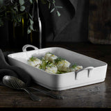 Pillivuyt Toulouse Rectangular Roasting Dish / Set of 2 / 31x18cm