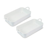 Pillivuyt Toulouse Rectangular Roasting Dish / Set of 2 / 31x18cm