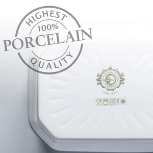Porcelain Terrine with Lid / Large / 18x11x13cm