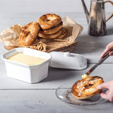 Porcelain Terrine with Lid / Large / 18x11x13cm