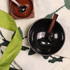 Sarah Petherick Salt/Pepper Bowl & Small Oval Spoon / Horn
