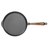 Skeppshult Cast Iron Deep Frying Pan with Walnut Handle