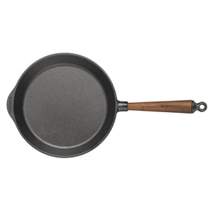 Skeppshult Cast Iron Frying Pan with Walnut Handle