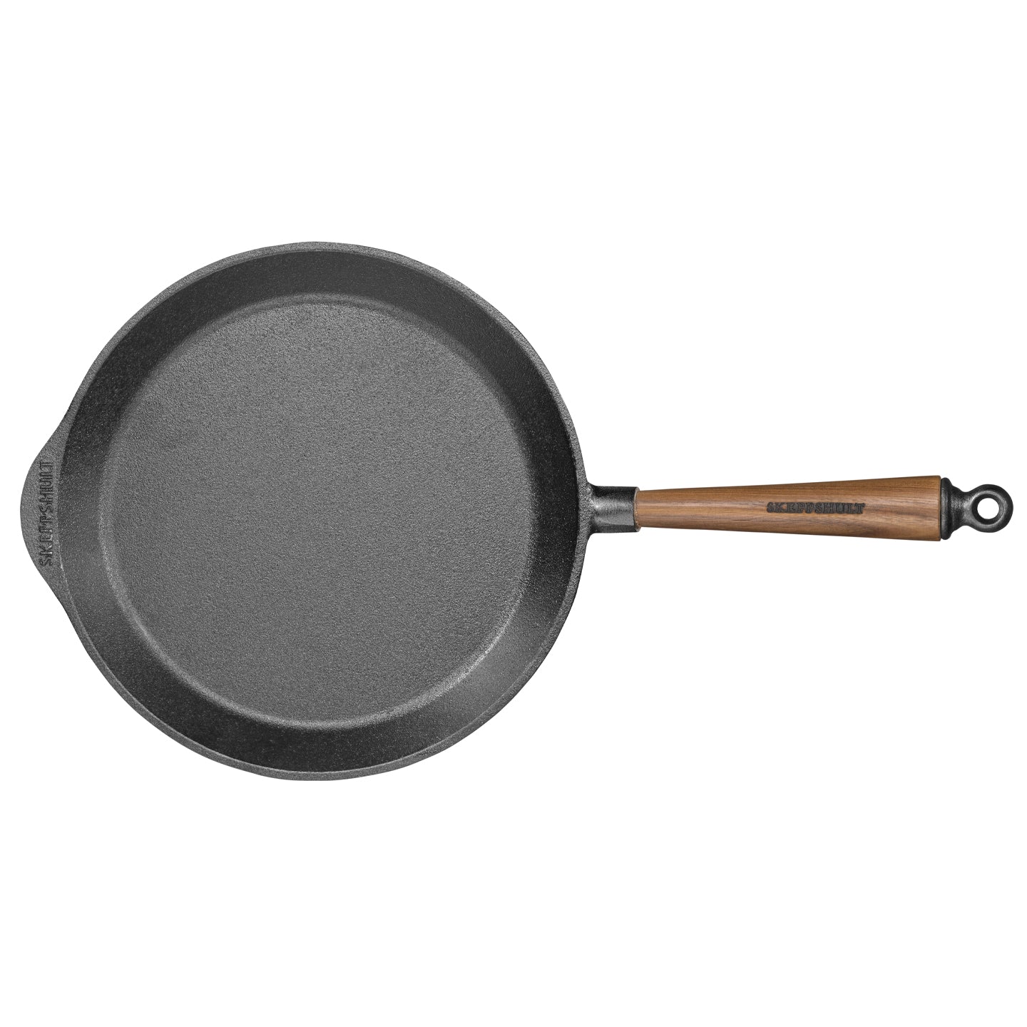 Skeppshult Cast Iron Frying Pan with Walnut Handle