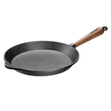 Skeppshult Cast Iron Frying Pan with Walnut Handle