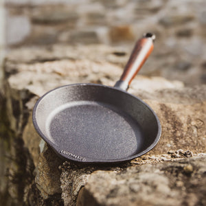 Skeppshult Cast Iron Frying Pan with Walnut Handle