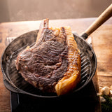 Skeppshult Cast Iron Grill Pan with Walnut Handle