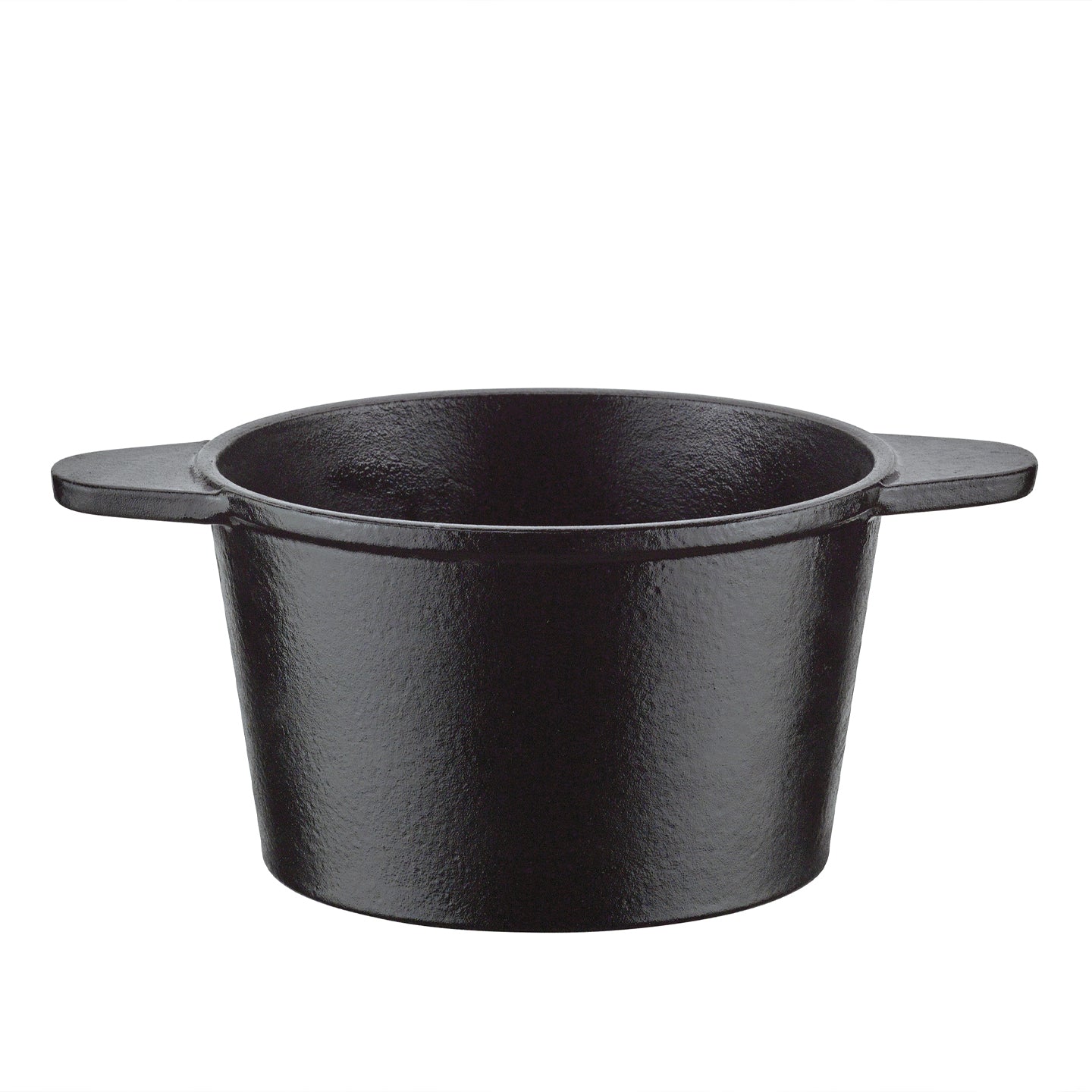 Spring Cast Iron Fondue Set / Black / 16cm
