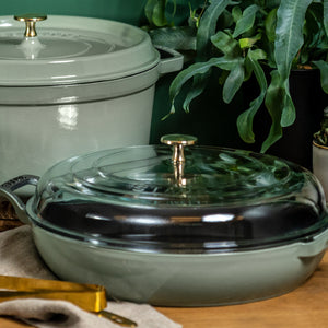 Staub Braiser with Glass Lid / Eucalyptus