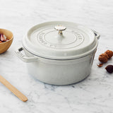 Staub Round Cocotte / White Truffle