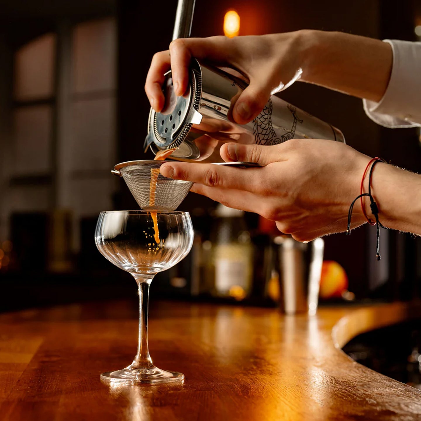 Urban Bar Hawthorn Stainless Steel Cocktail Strainer / 20cm | Borough ...
