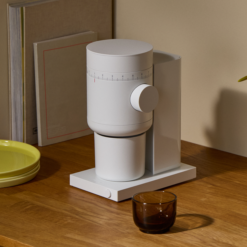 Fellow Opus 2 Conical Burr Coffee Grinder / White