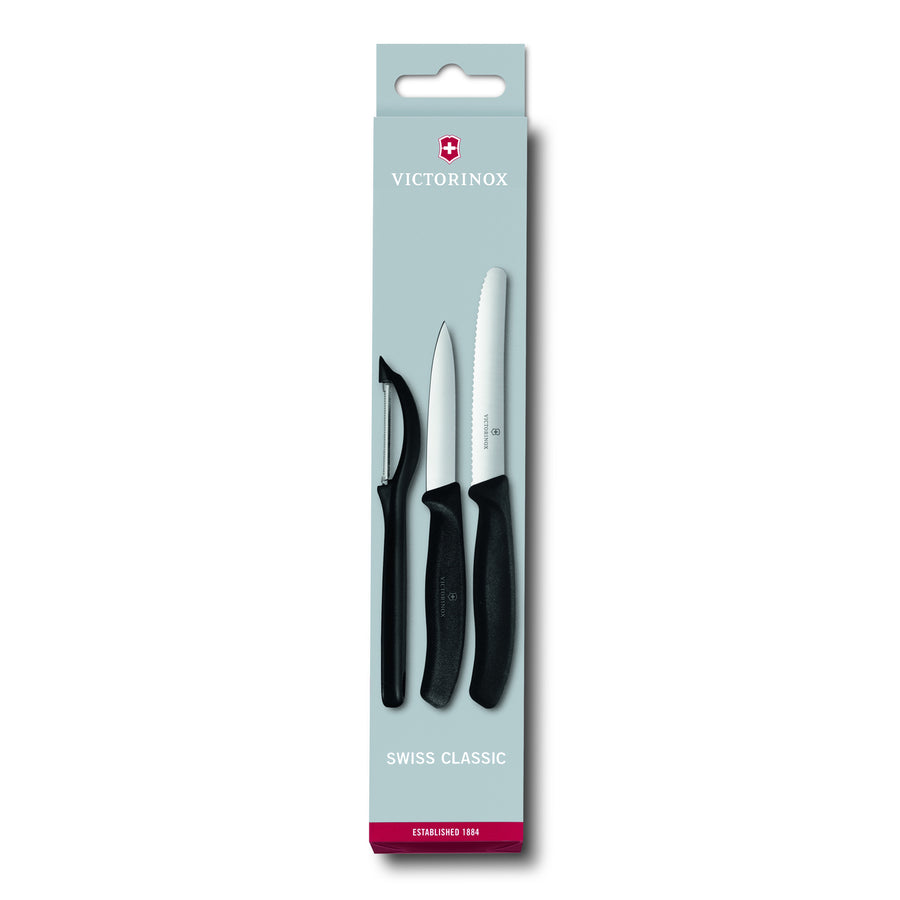 Victorinox Swiss Classic Paring Knife Set with Peeler / 3 Pieces