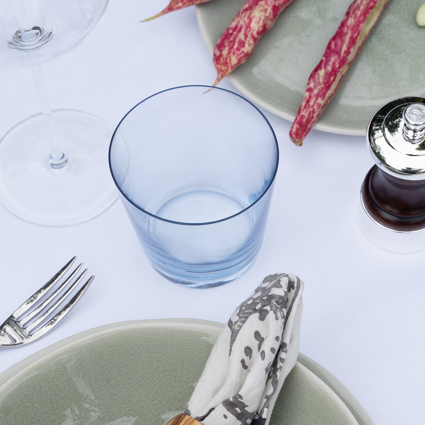 Zwiesel Together Water Glass Set of 4 / 367ml / Smoky Blue