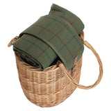 Willow Green Tweed Chiller Hamper Basket