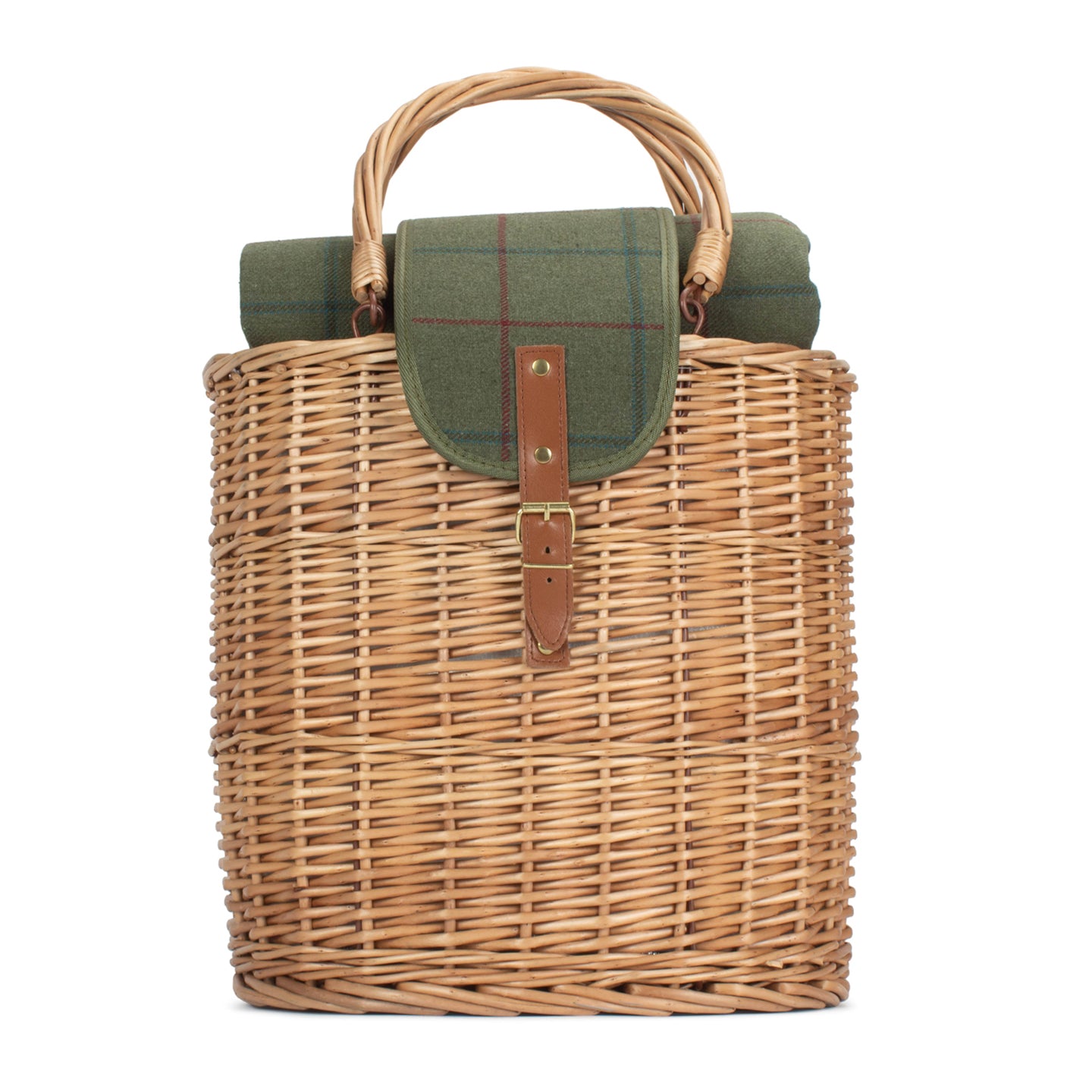 Willow Green Tweed Chiller Hamper Basket
